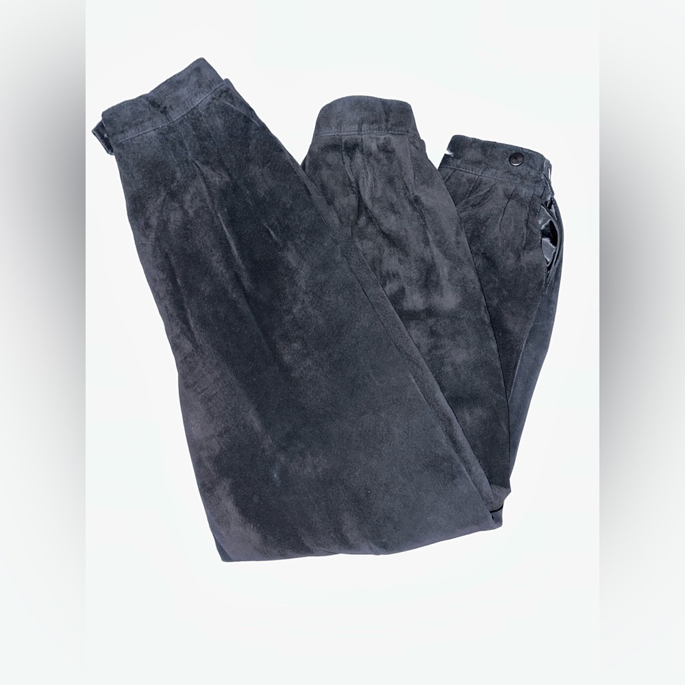 Vintage VAKKO Suede/Leather Pants - Picture 4 of 5